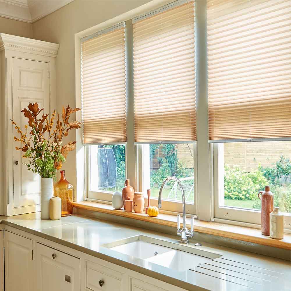 Pleated blinds in Mansfield